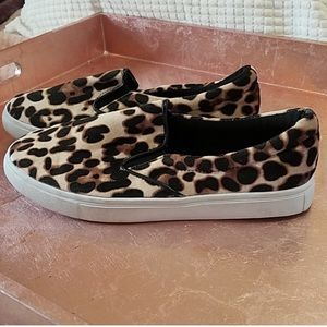 Leopard print sneakers